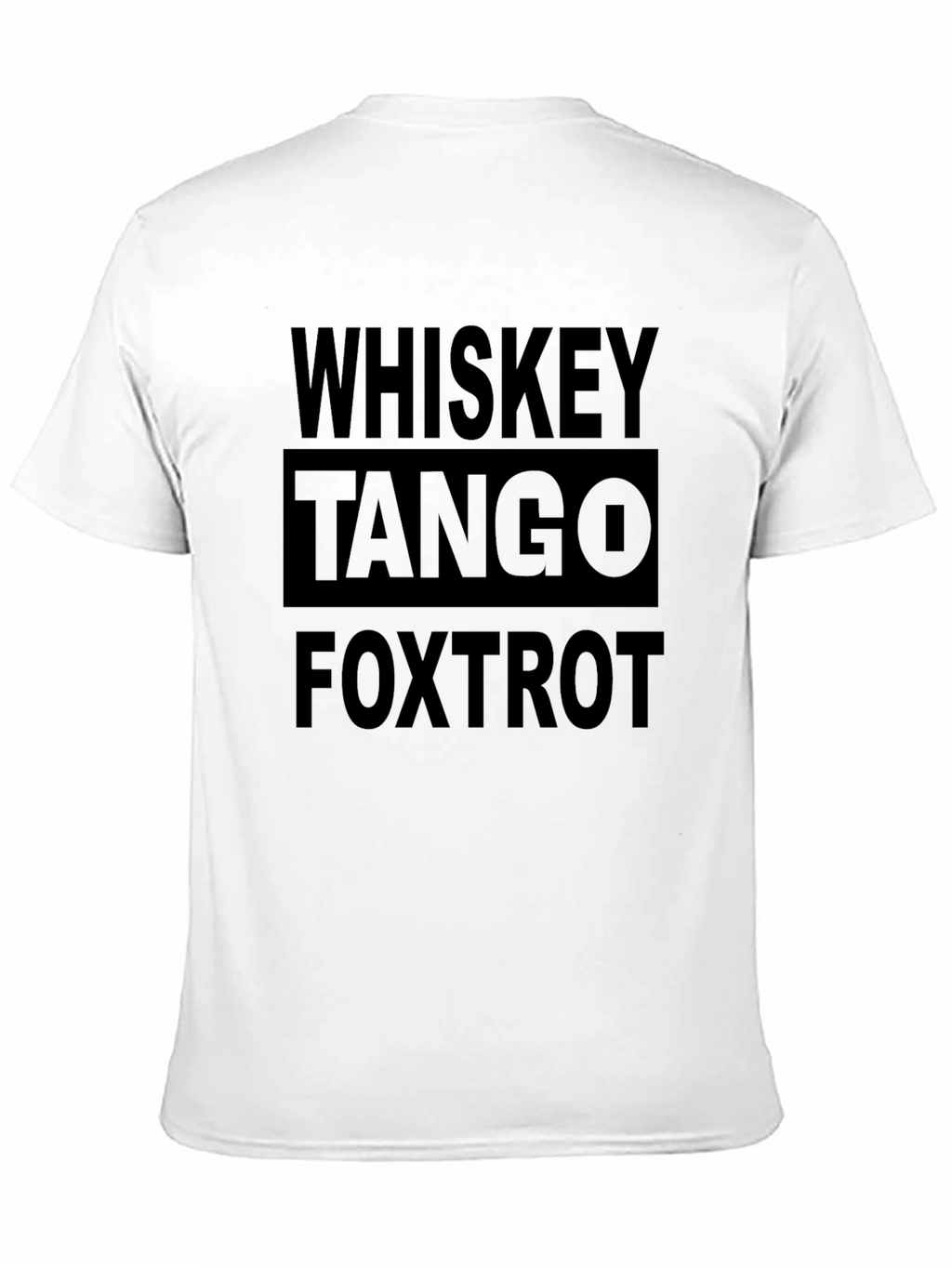 Whiskey Tango Foxtrot Black T-Shirt