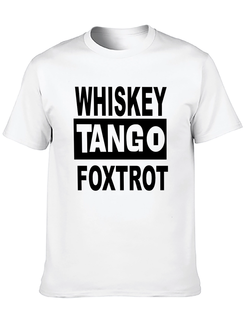 Whiskey Tango Foxtrot Black T-Shirt
