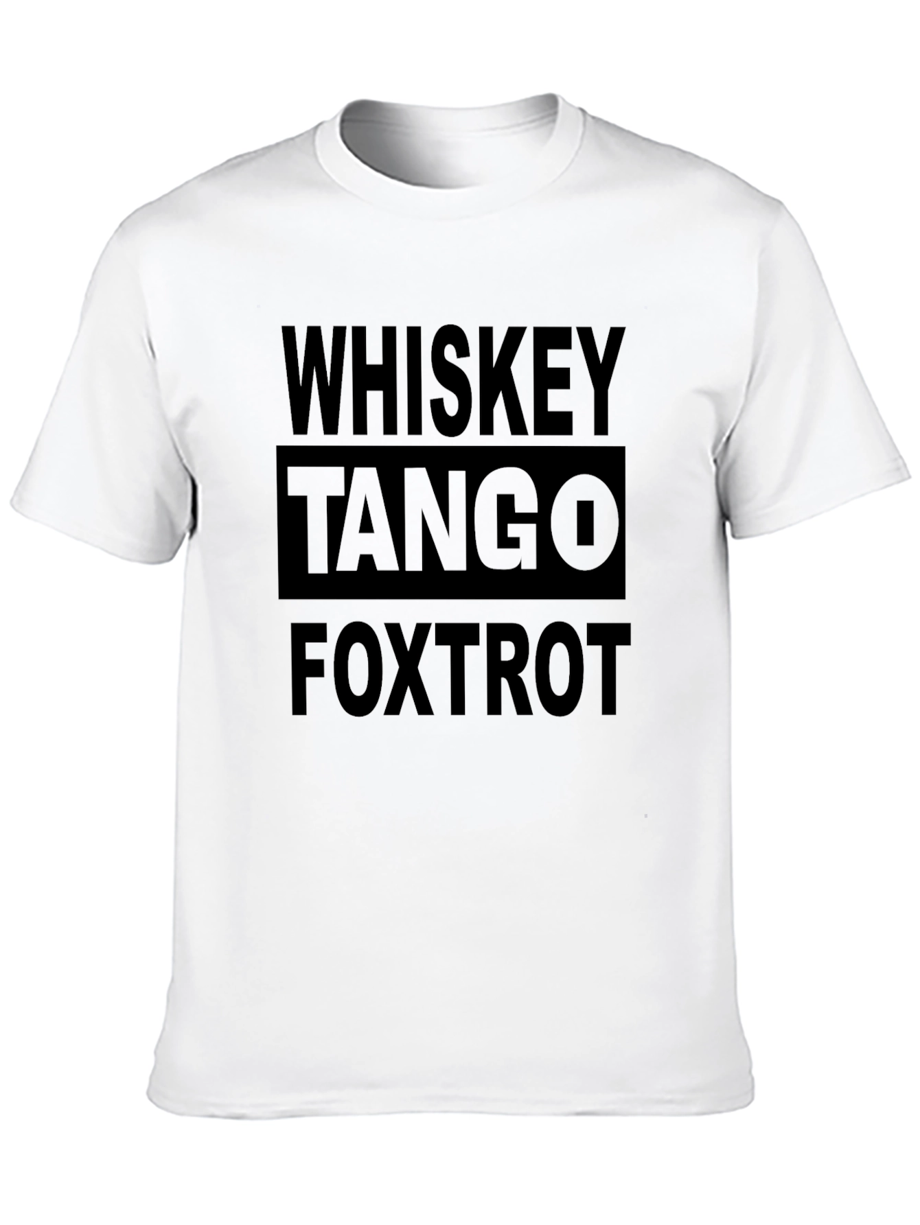 Whiskey Tango Foxtrot Black T-Shirt