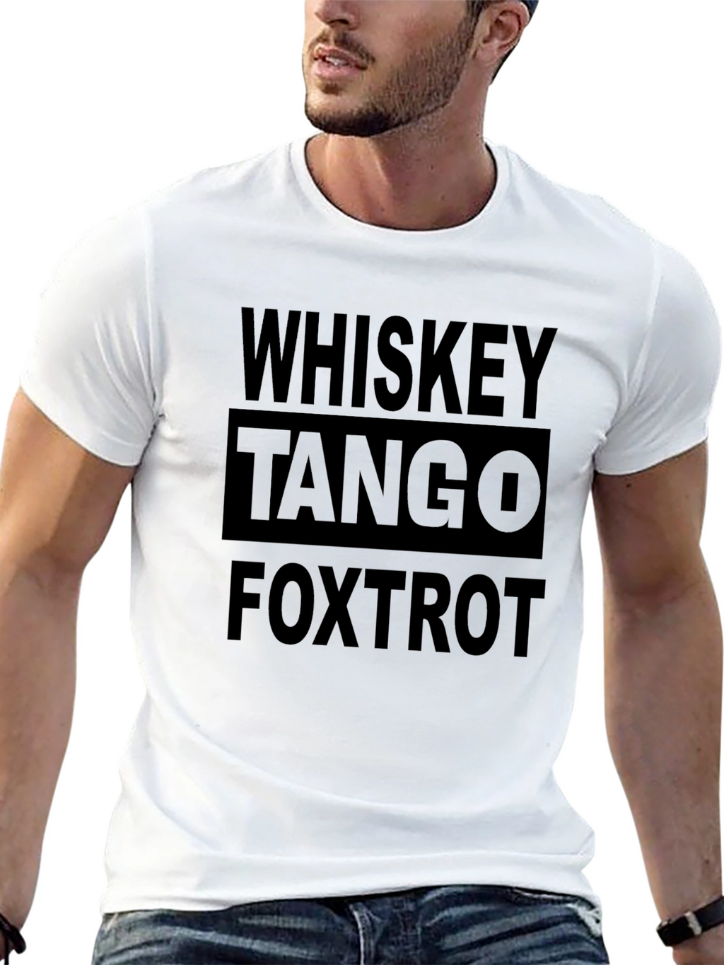 Whiskey Tango Foxtrot Black T-Shirt