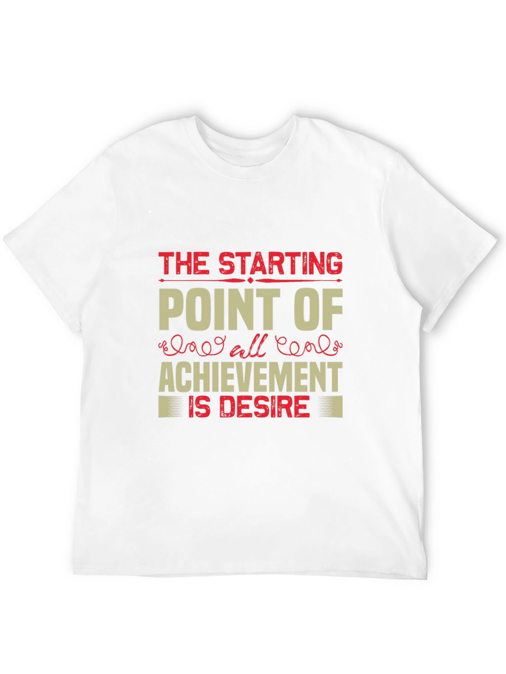 Motivational Quote Graphic T-Shirt - Black