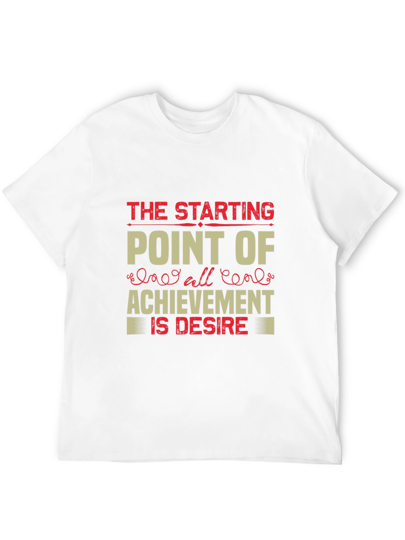 Motivational Quote Graphic T-Shirt - Black