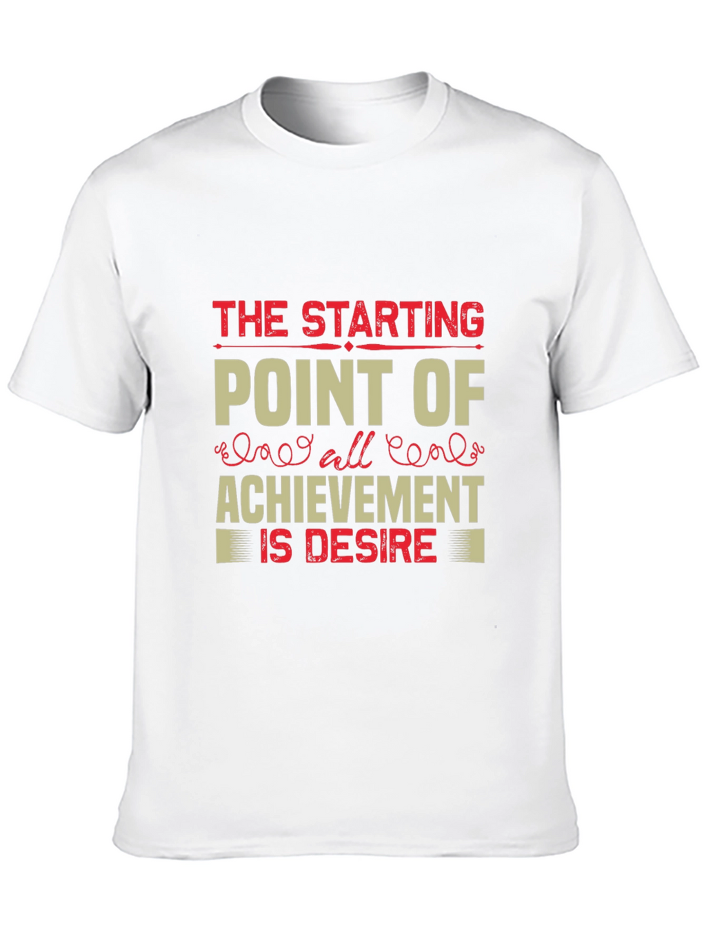 Motivational Quote Graphic T-Shirt - Black
