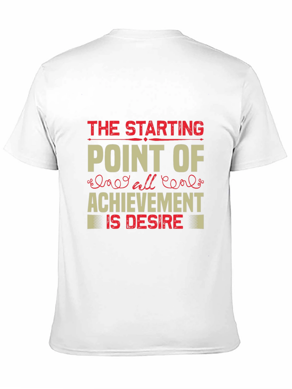 Motivational Quote Graphic T-Shirt - Black