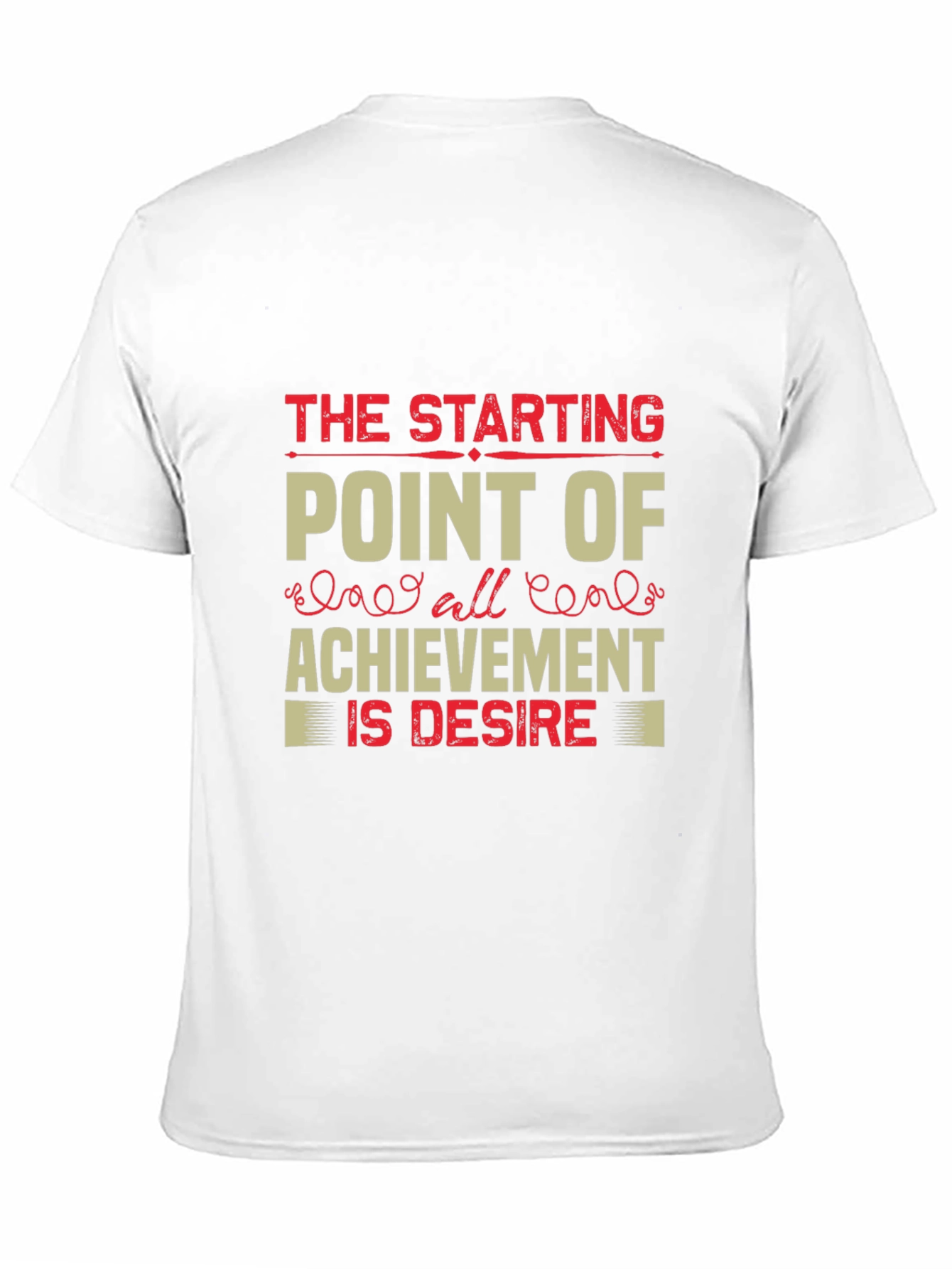 Motivational Quote Graphic T-Shirt - Black