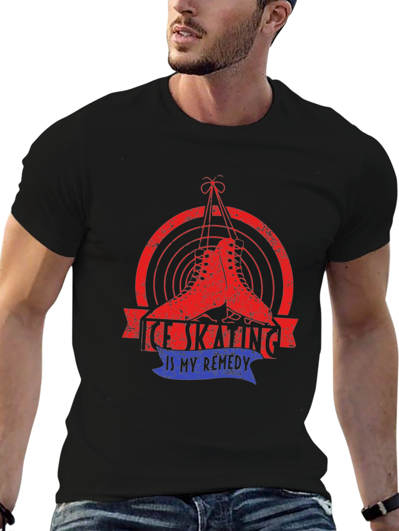 Ice Skating Remedy Graphic Tee