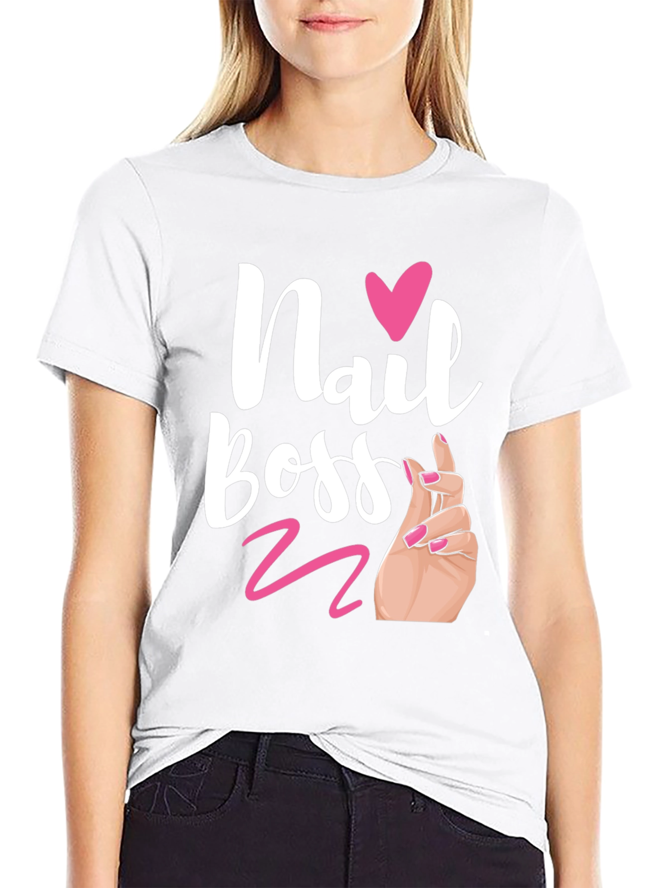 Nail Boss Graphic Tee - Salon Shirt