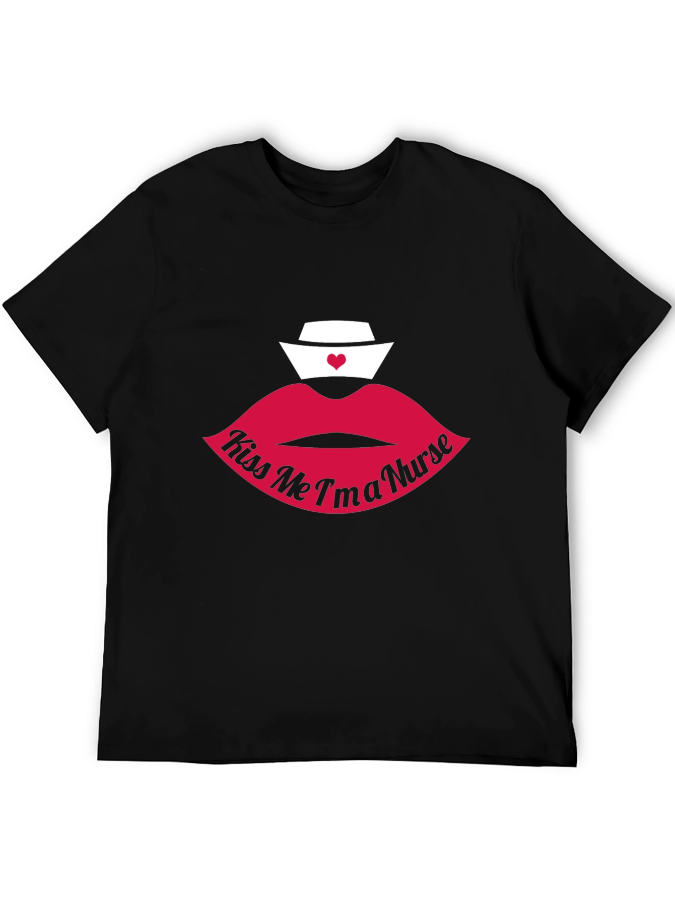 Kiss Me Im a Nurse Graphic T-Shirt