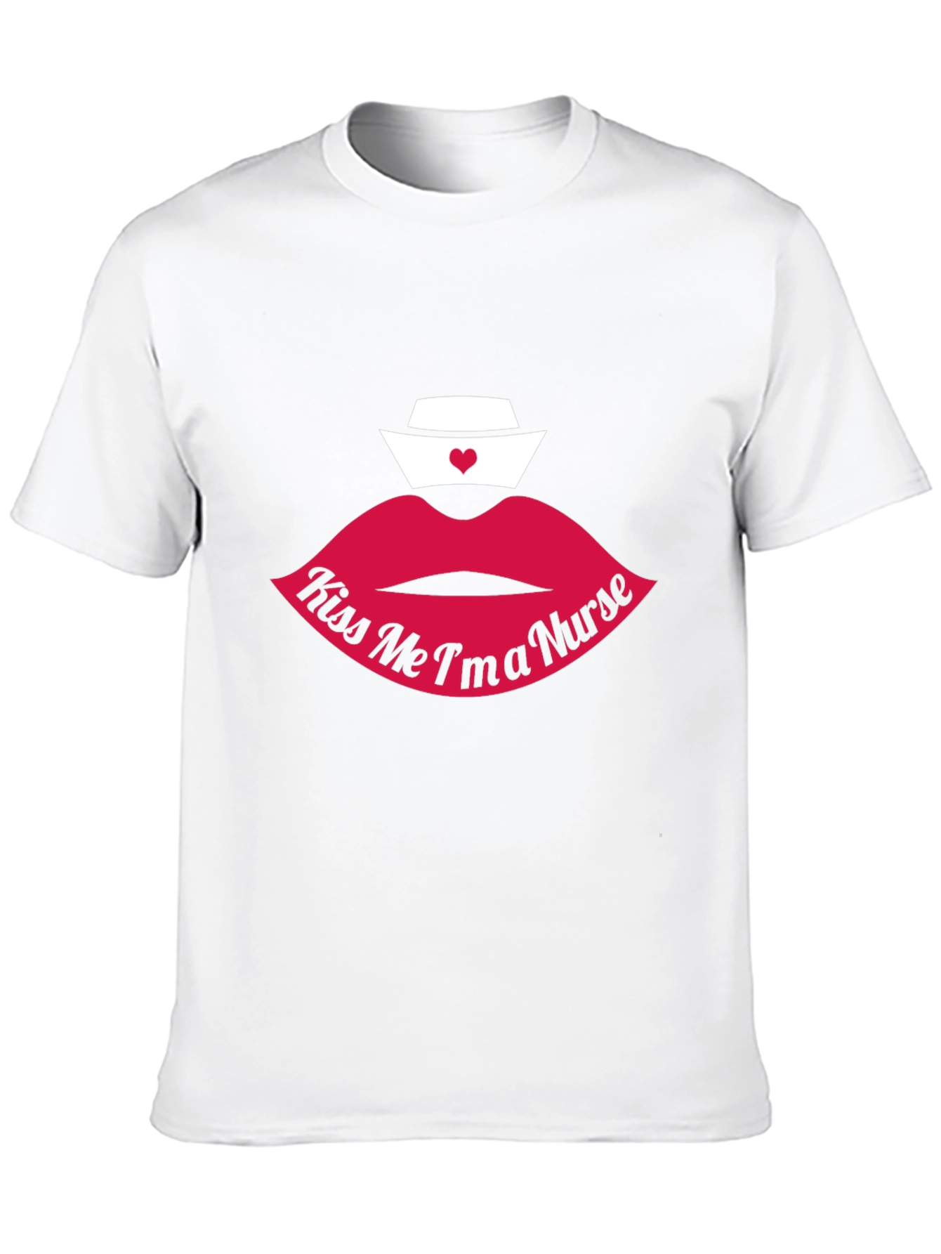 Kiss Me Im a Nurse Graphic T-Shirt