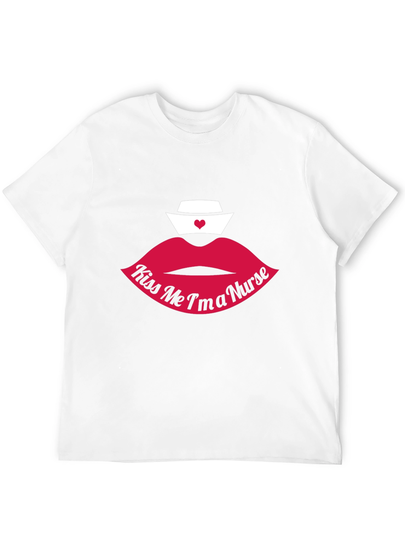 Kiss Me Im a Nurse Graphic T-Shirt