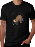 Weekend Plans Sloth Graphic Tee - Relaxed Fit