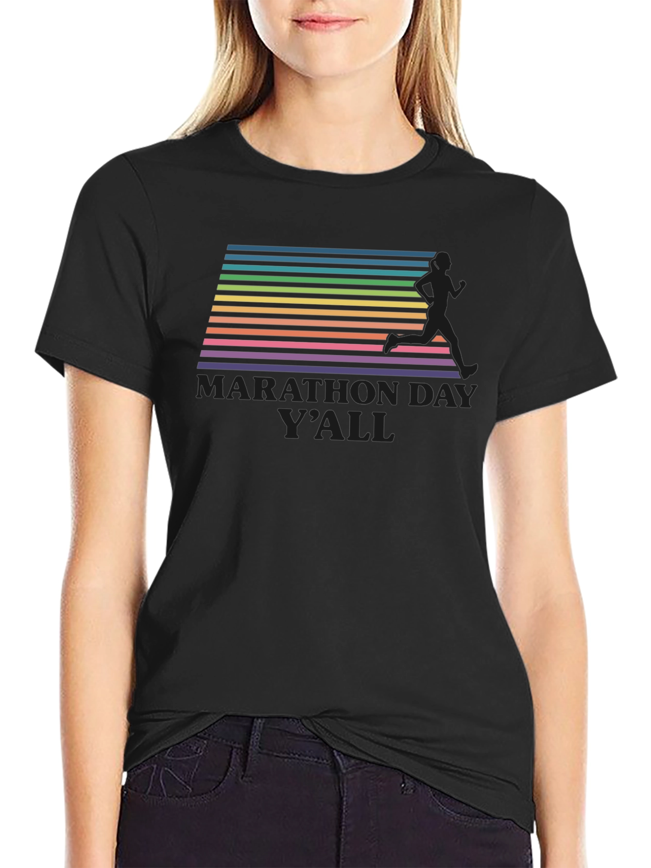 Marathon Day Yall Tee - Retro Runner