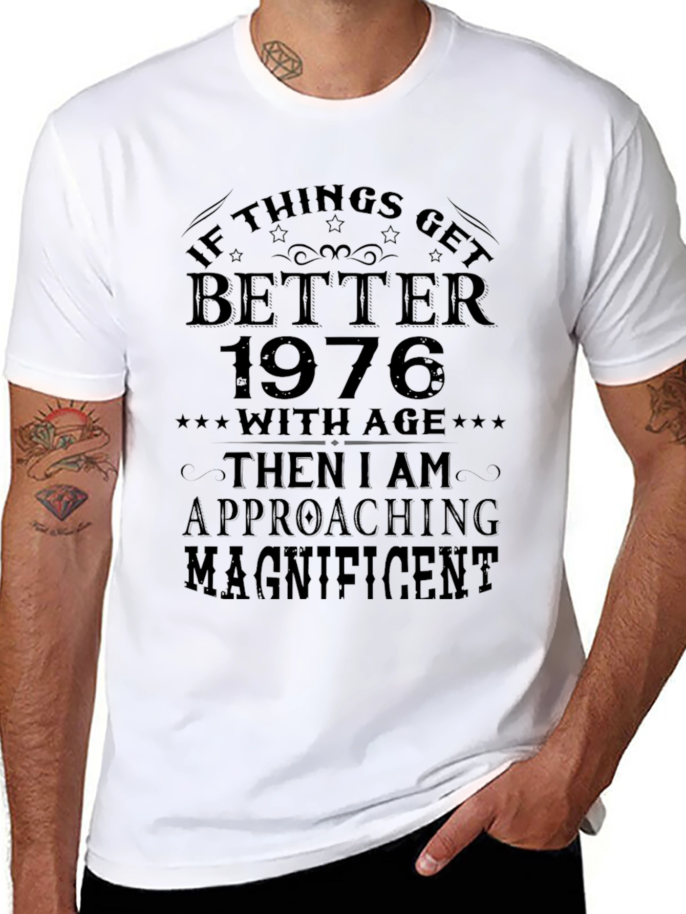 Better with Age 1976 Graphic T-Shirt