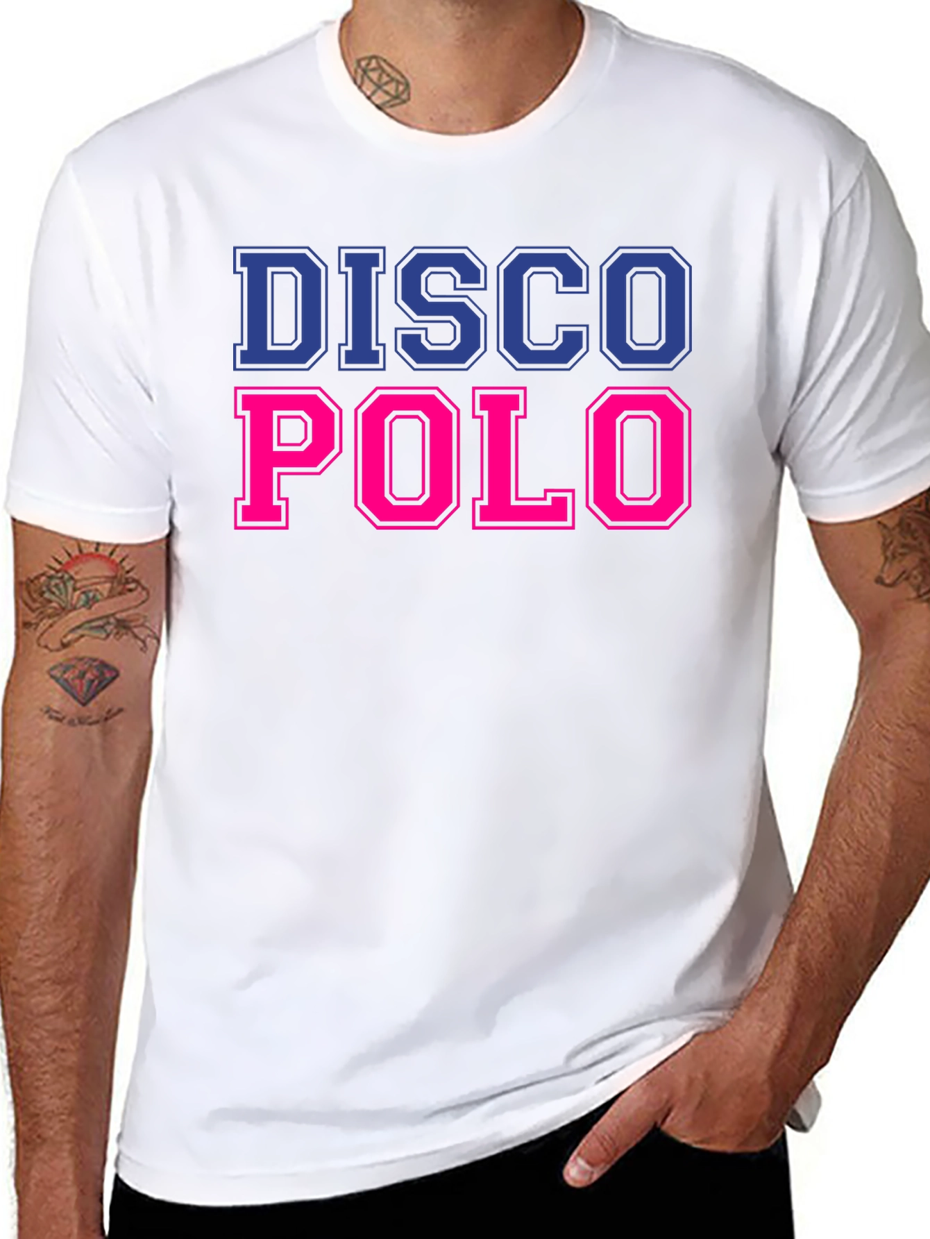 Disco Polo T-Shirt - Bold Graphic Tee
