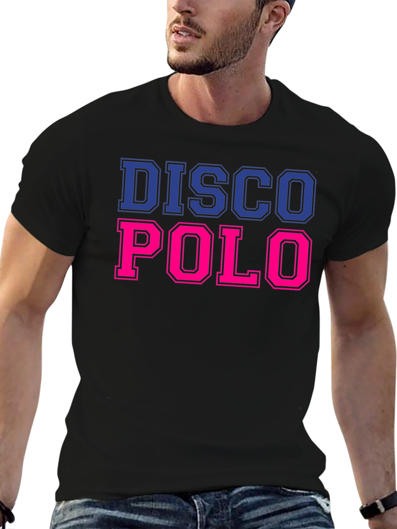 Disco Polo T-Shirt - Bold Graphic Tee