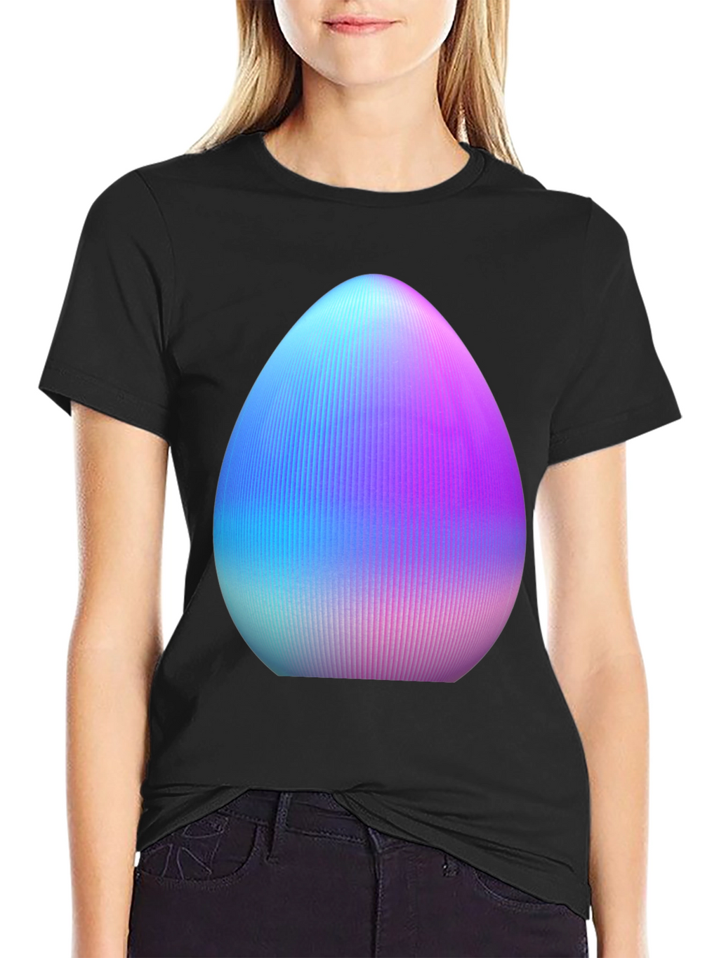 Egg Graphic Tee - Unique Easter Style