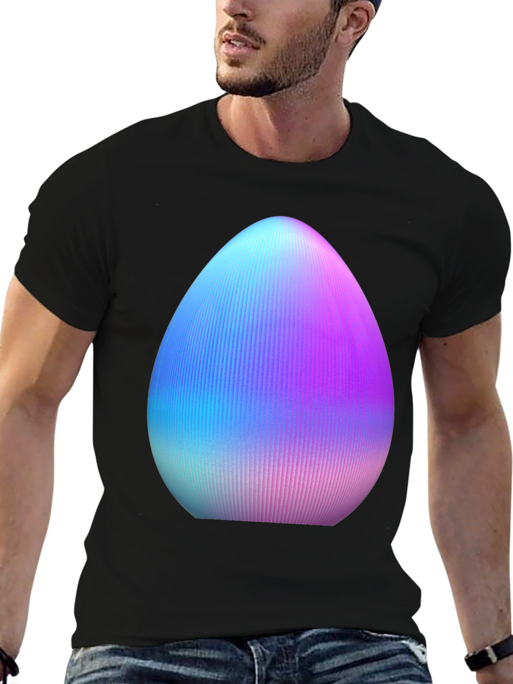 Egg Graphic Tee - Unique Easter Style
