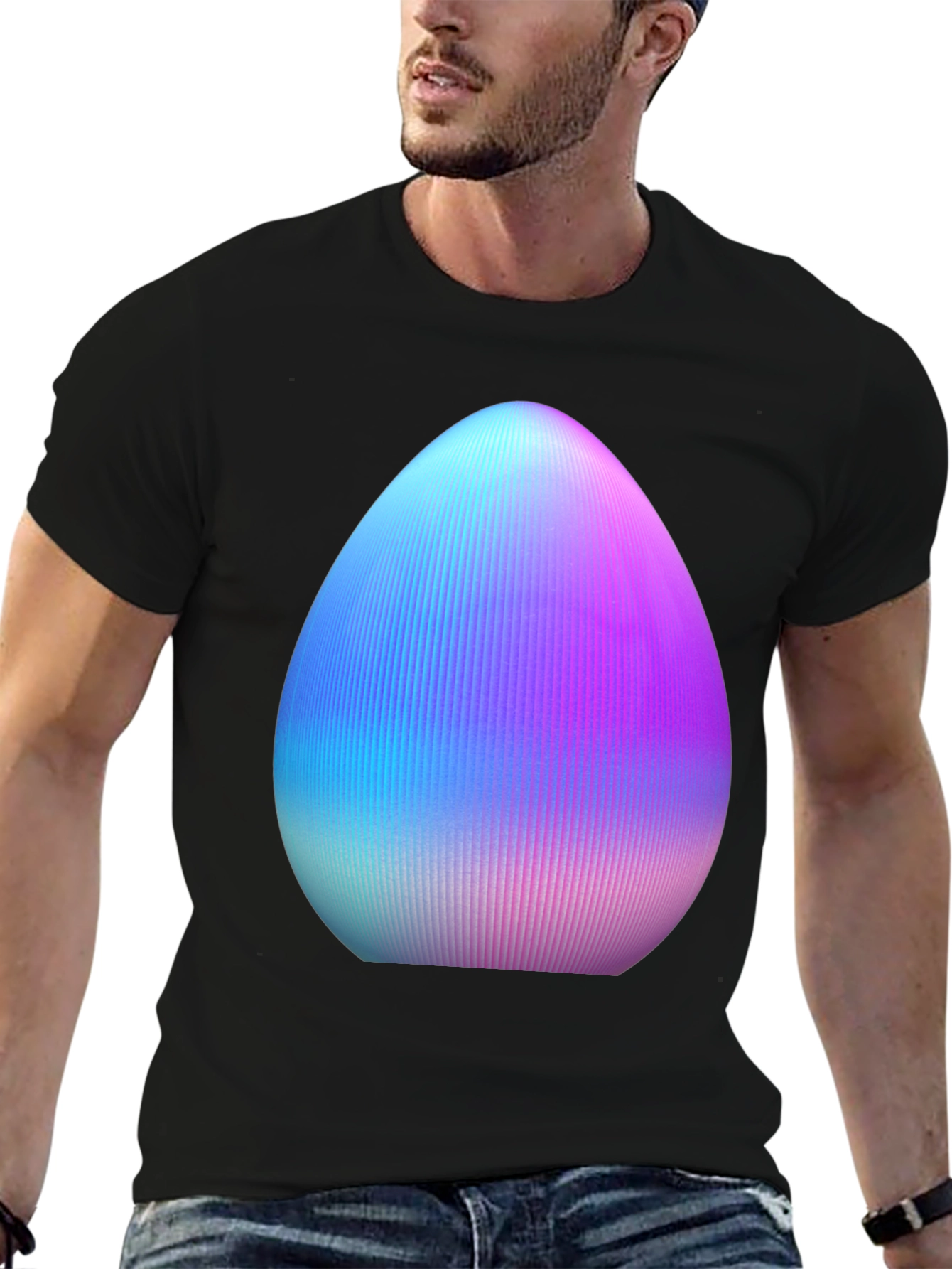Egg Graphic Tee - Unique Easter Style