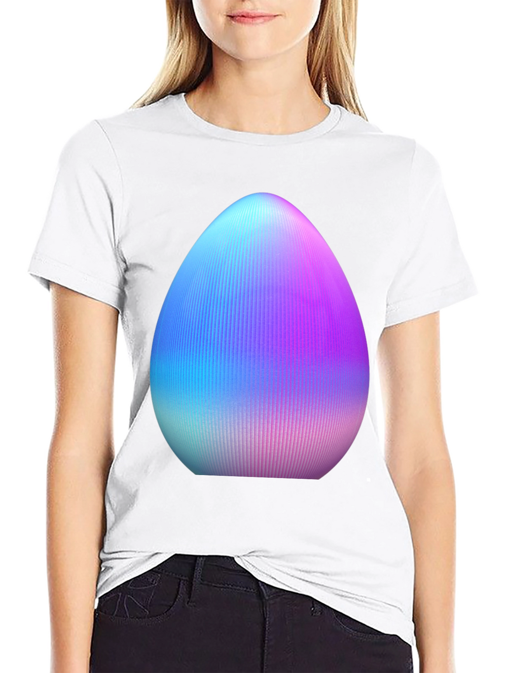 Egg Graphic Tee - Unique Easter Style