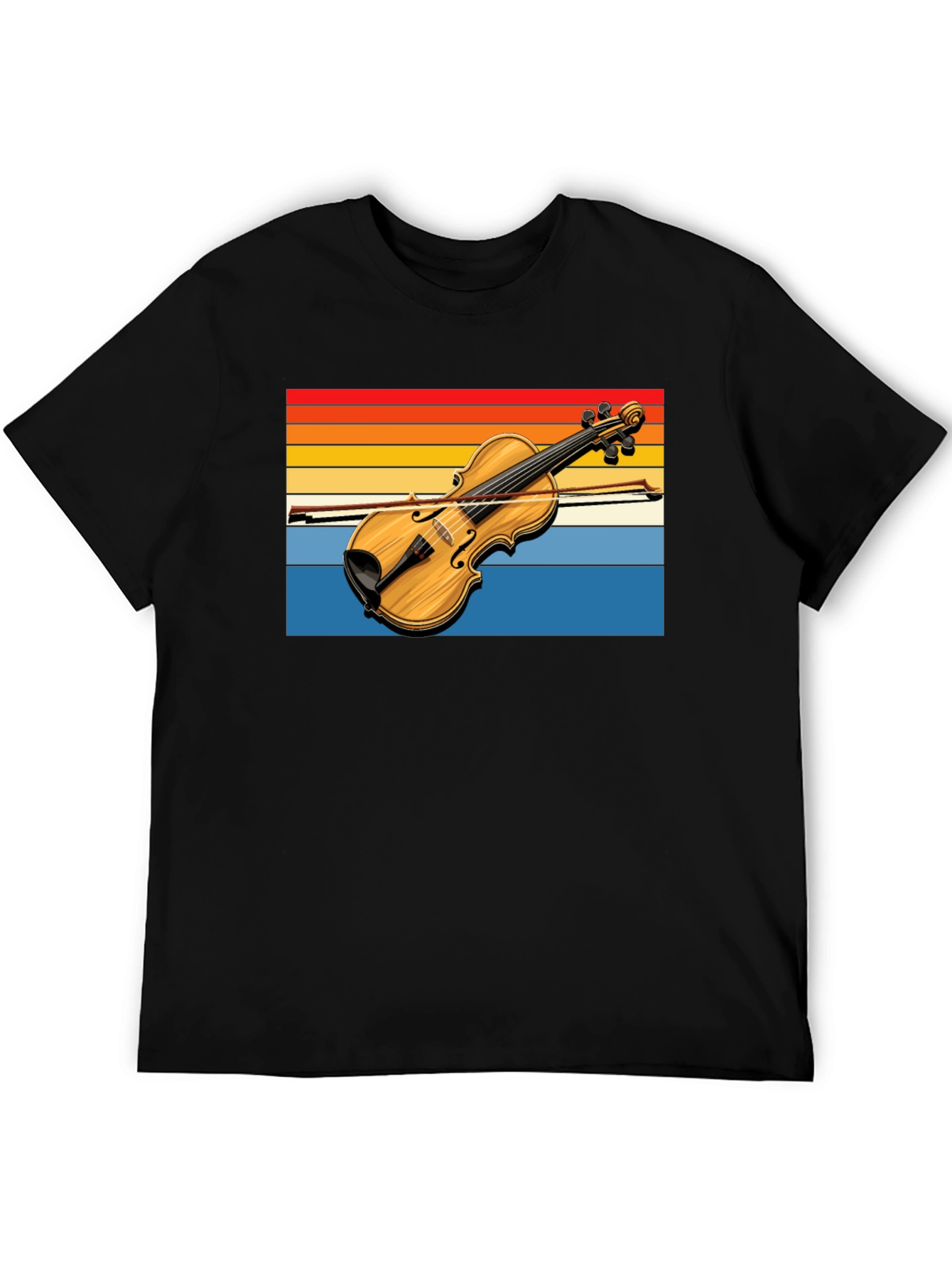 Vintage Violin T-Shirt - Retro Music Lover Tee