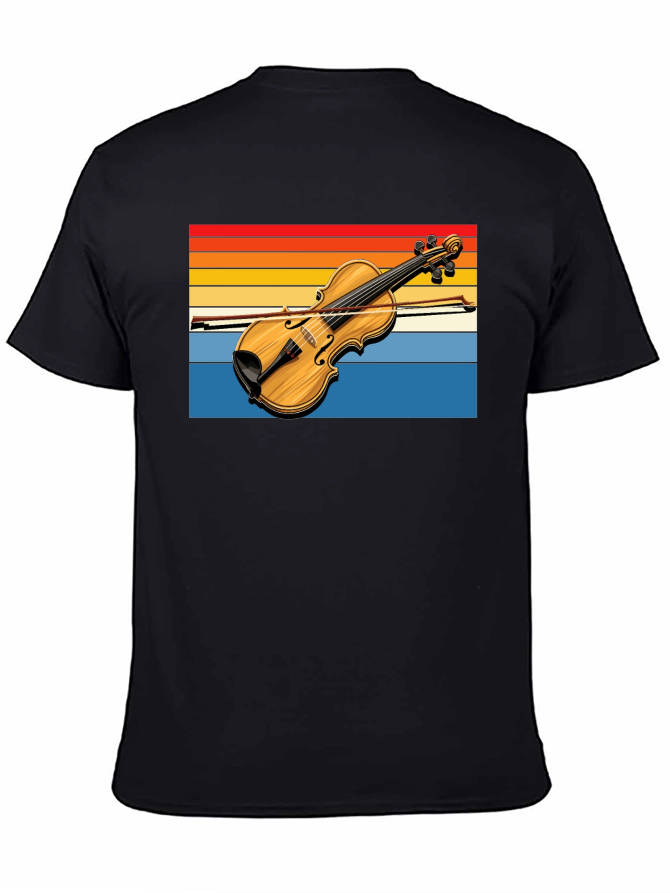 Vintage Violin T-Shirt - Retro Music Lover Tee