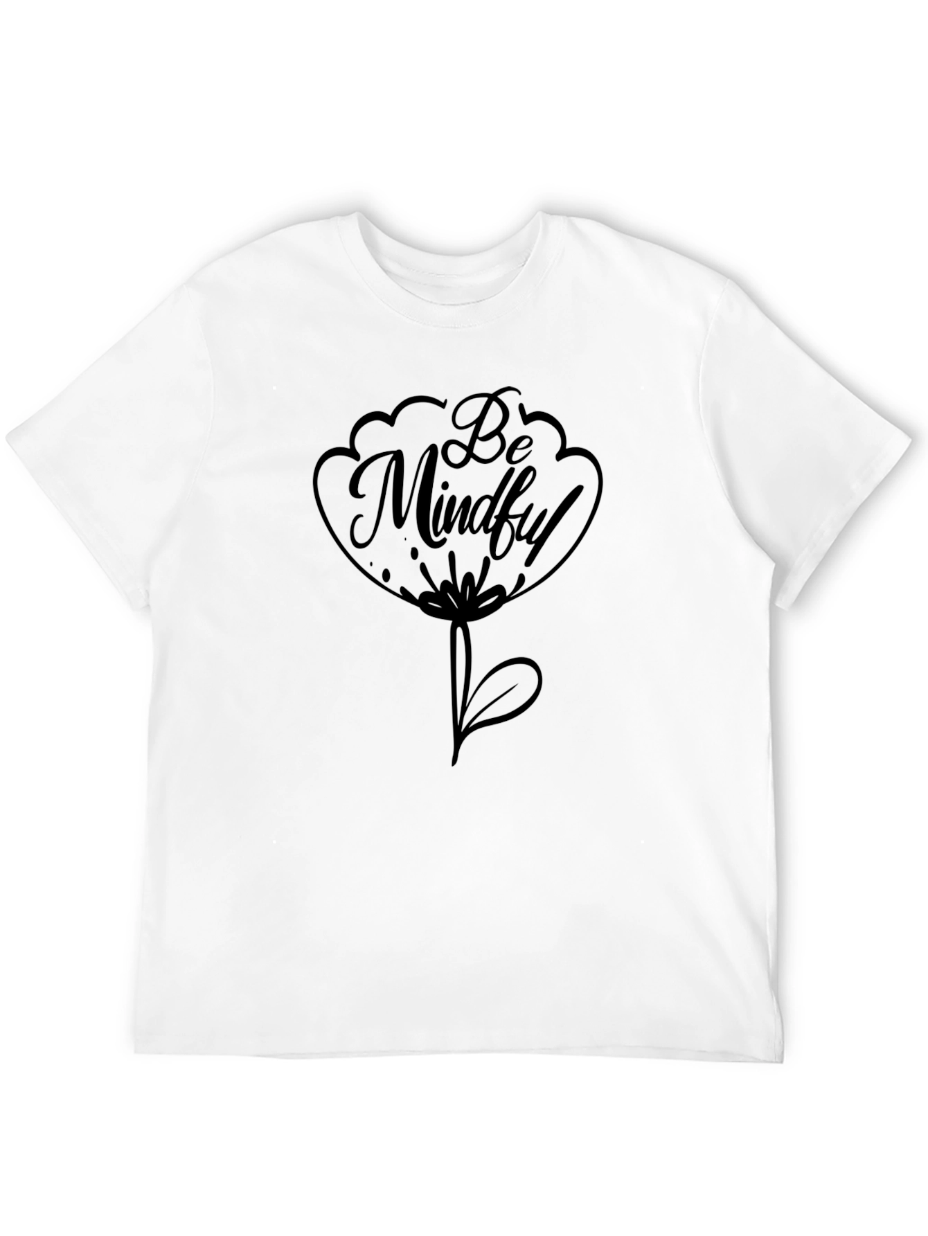 Be Mindful Black Graphic Tee