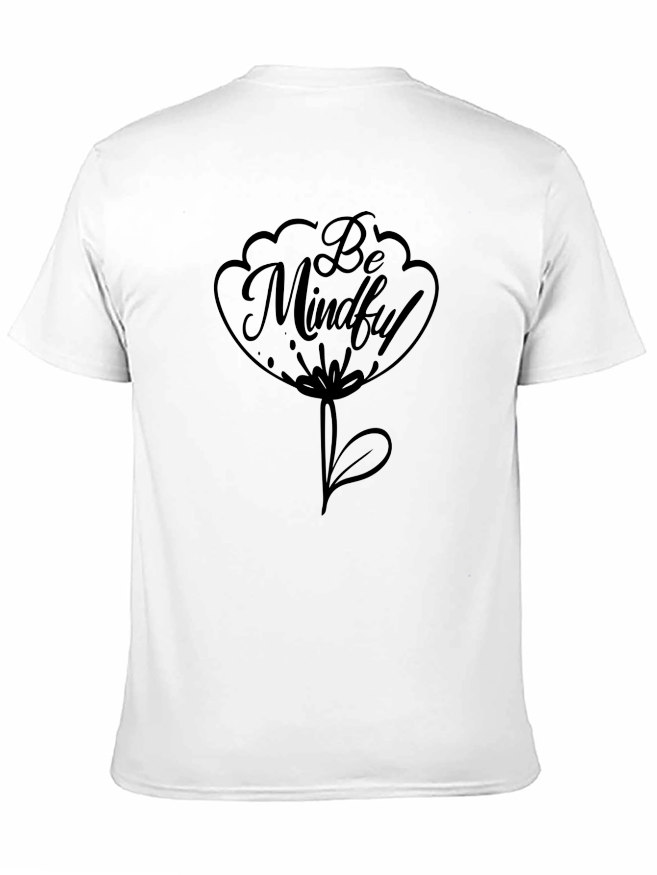 Be Mindful Black Graphic Tee