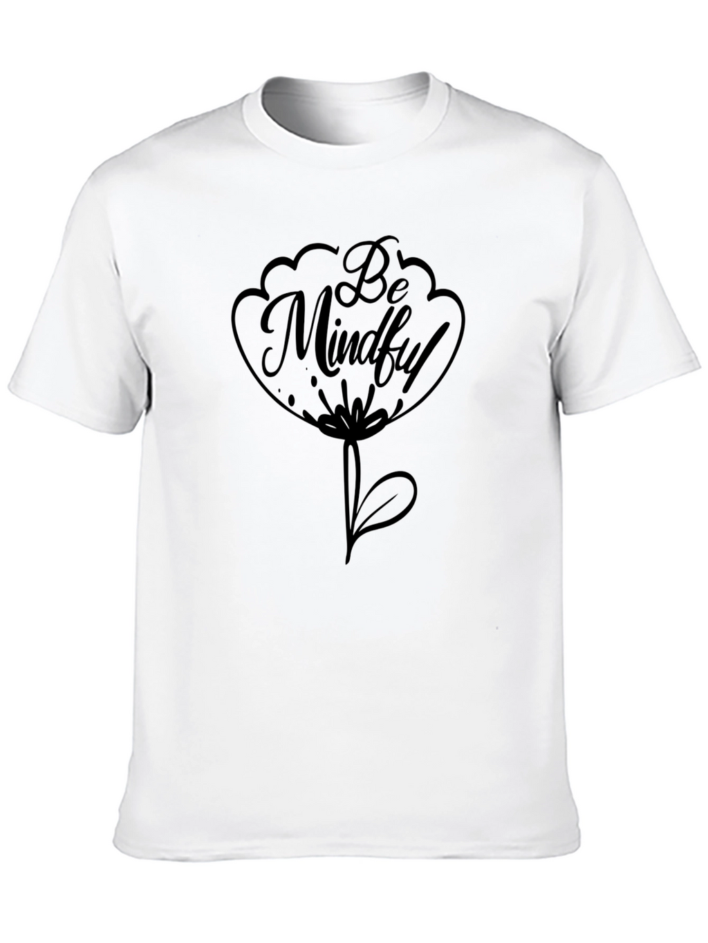 Be Mindful Black Graphic Tee