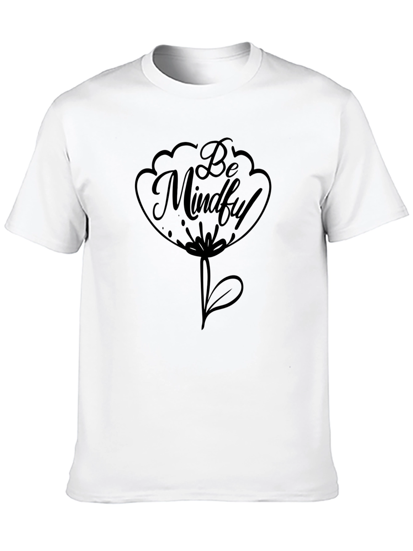 Be Mindful Black Graphic Tee