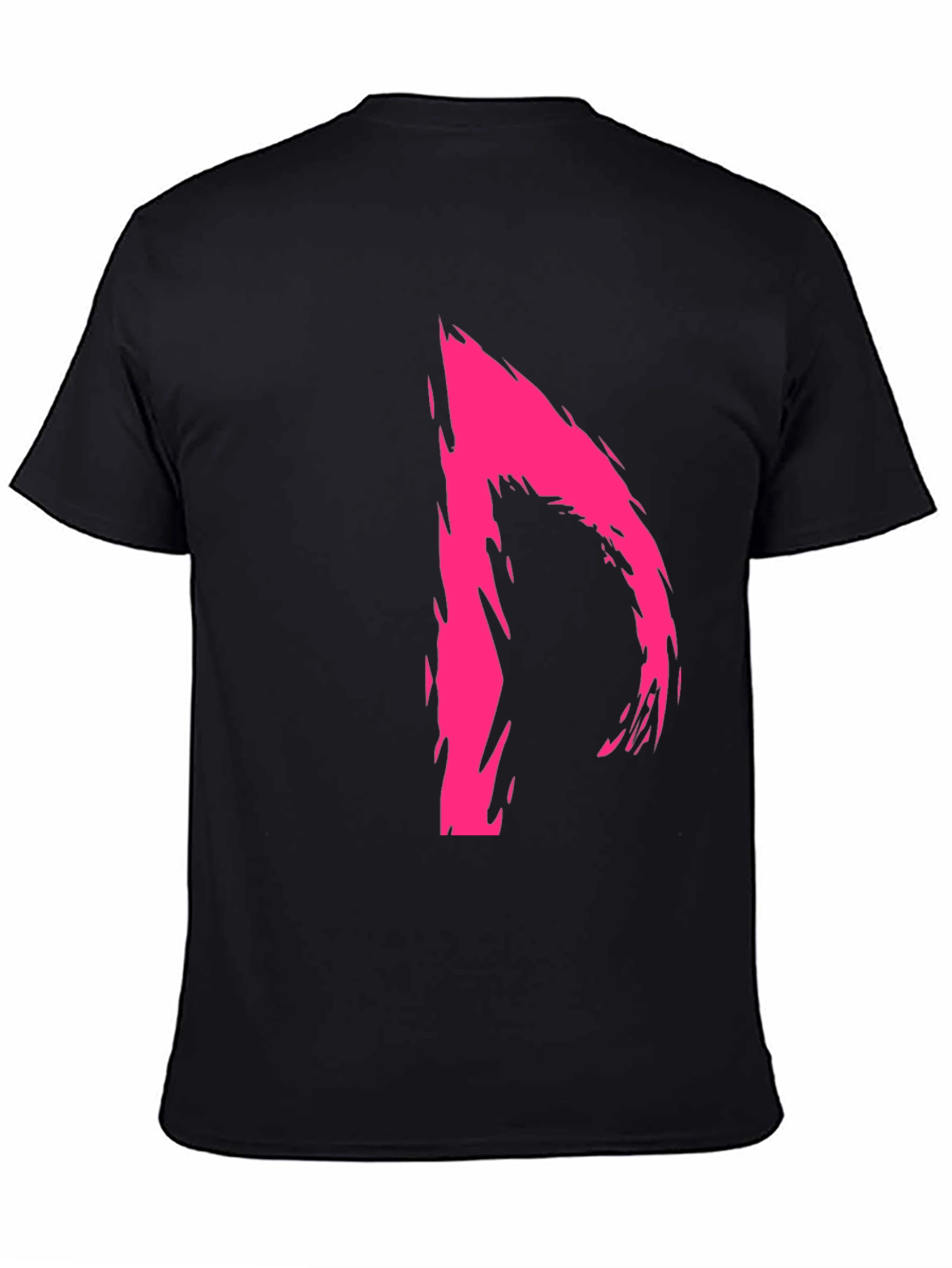 Bold Abstract Graphic Black T-Shirt