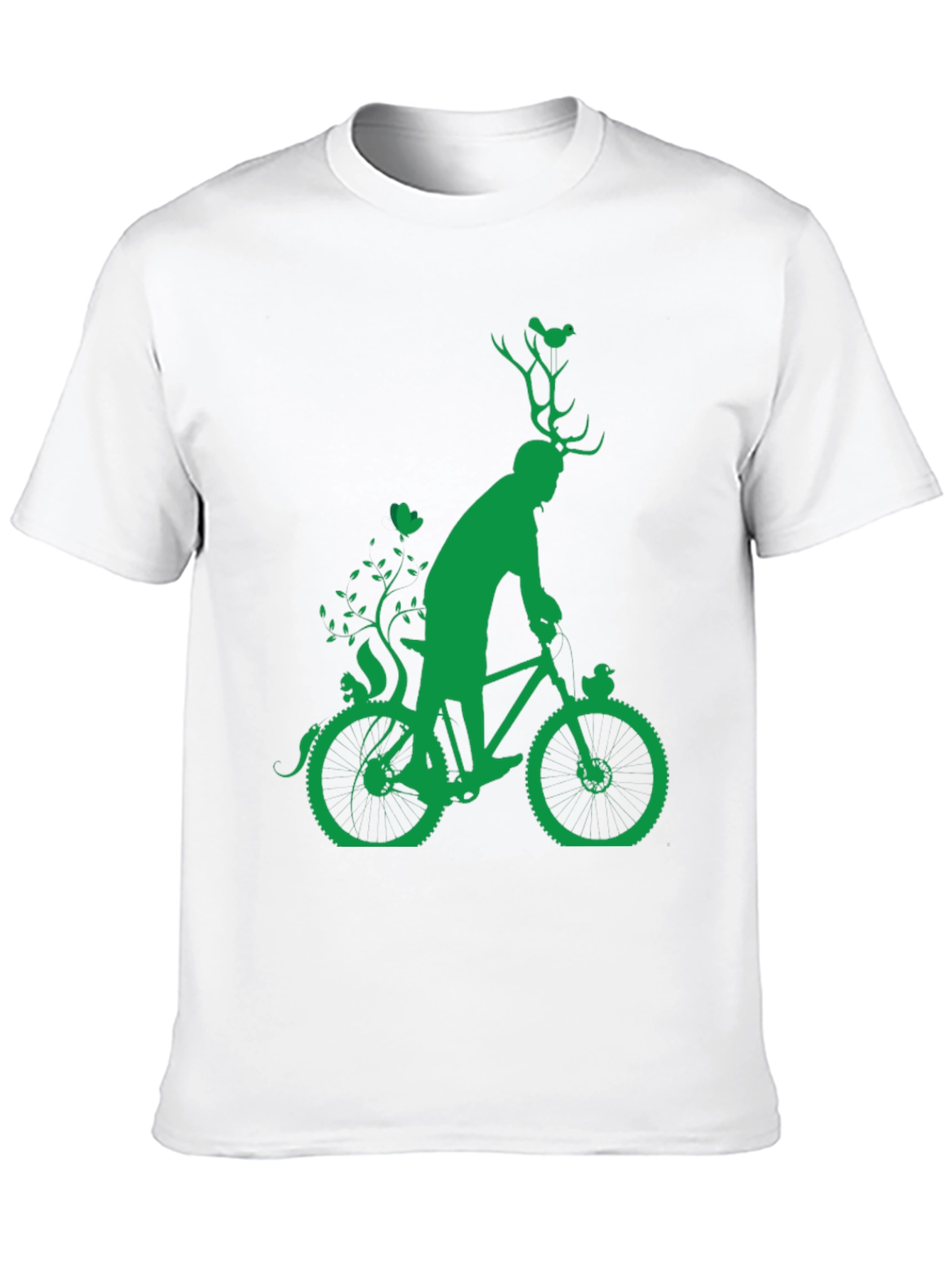 Green Bicycle Nature T-Shirt