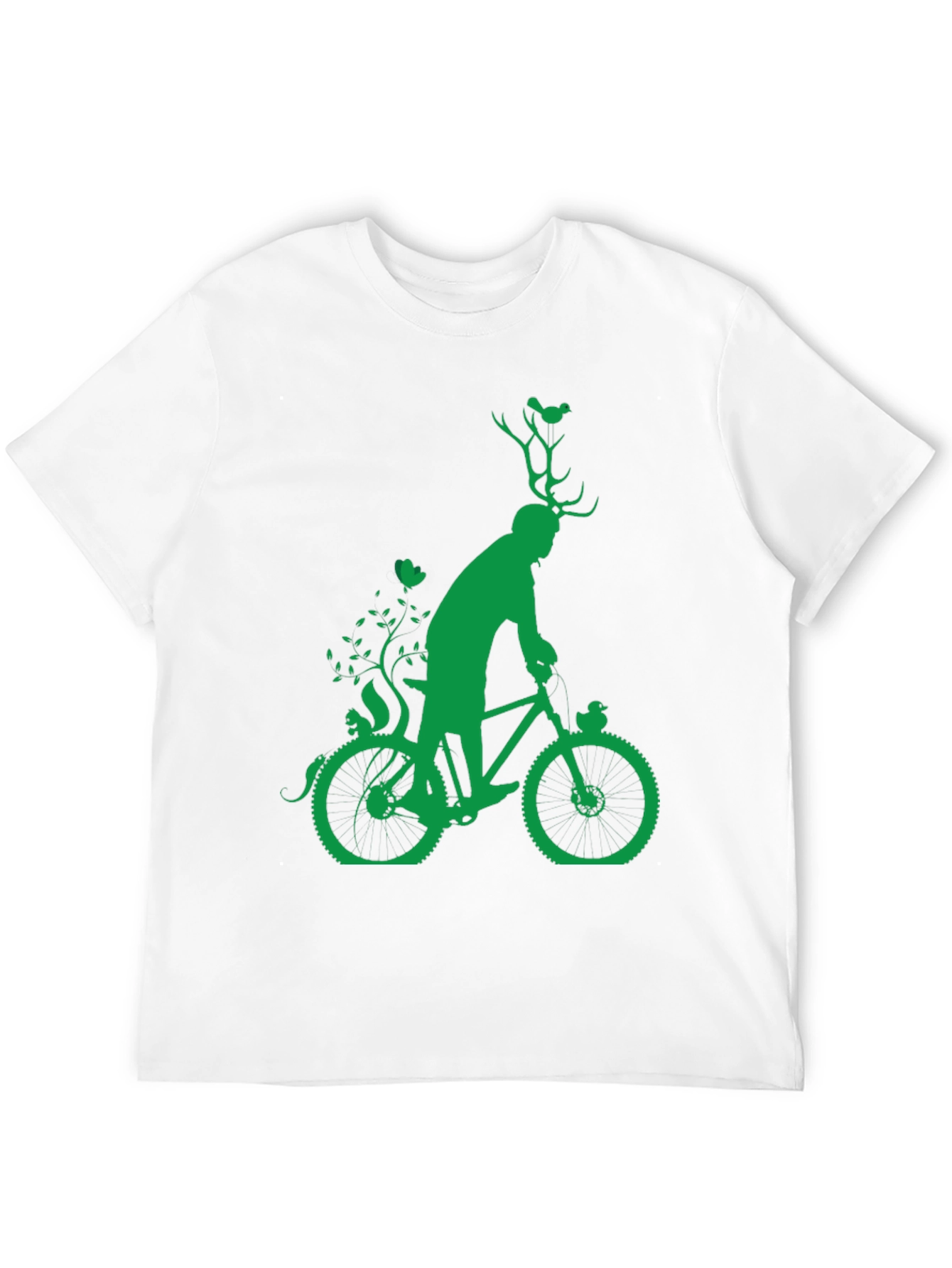 Green Bicycle Nature T-Shirt