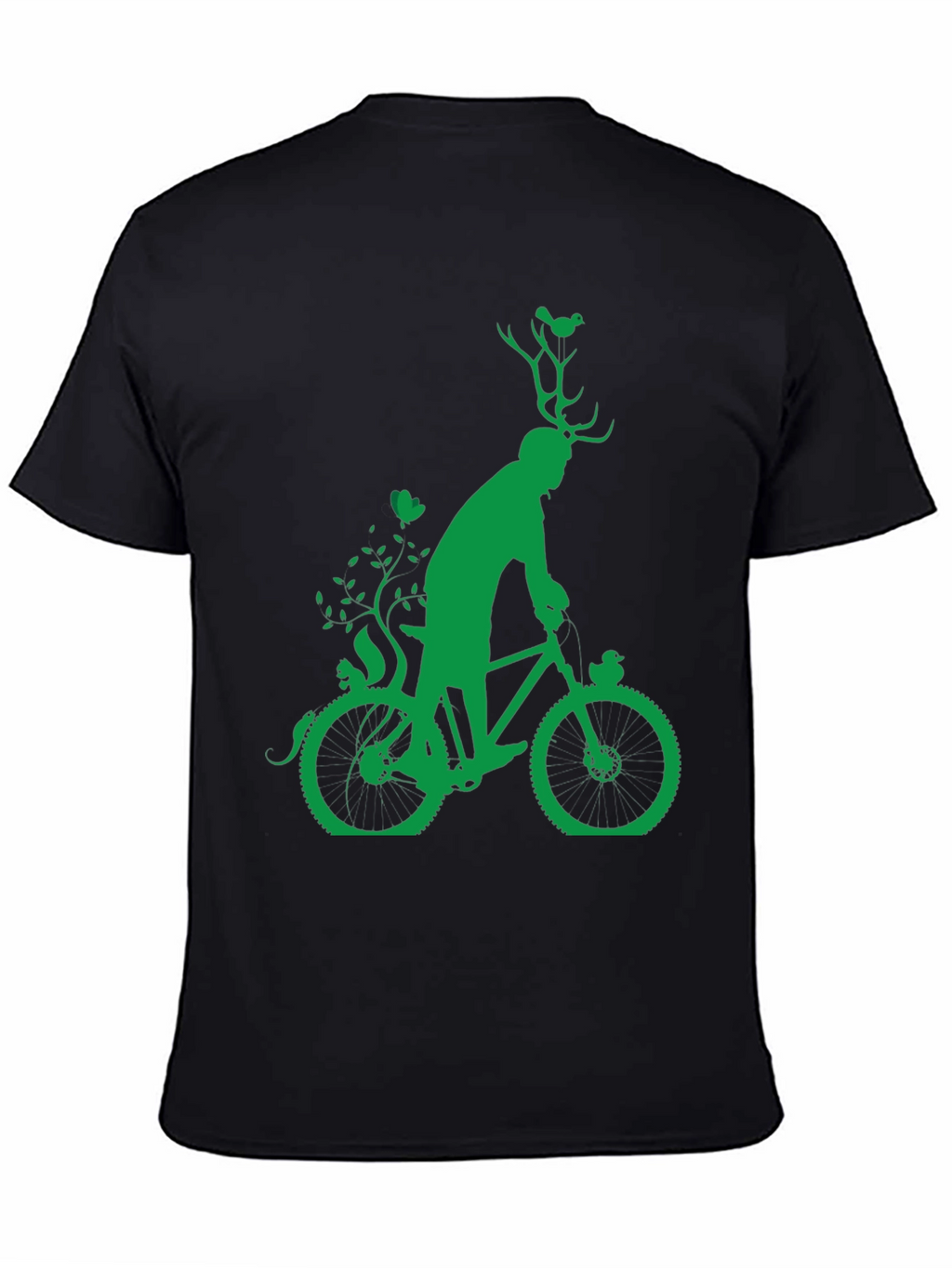Green Bicycle Nature T-Shirt