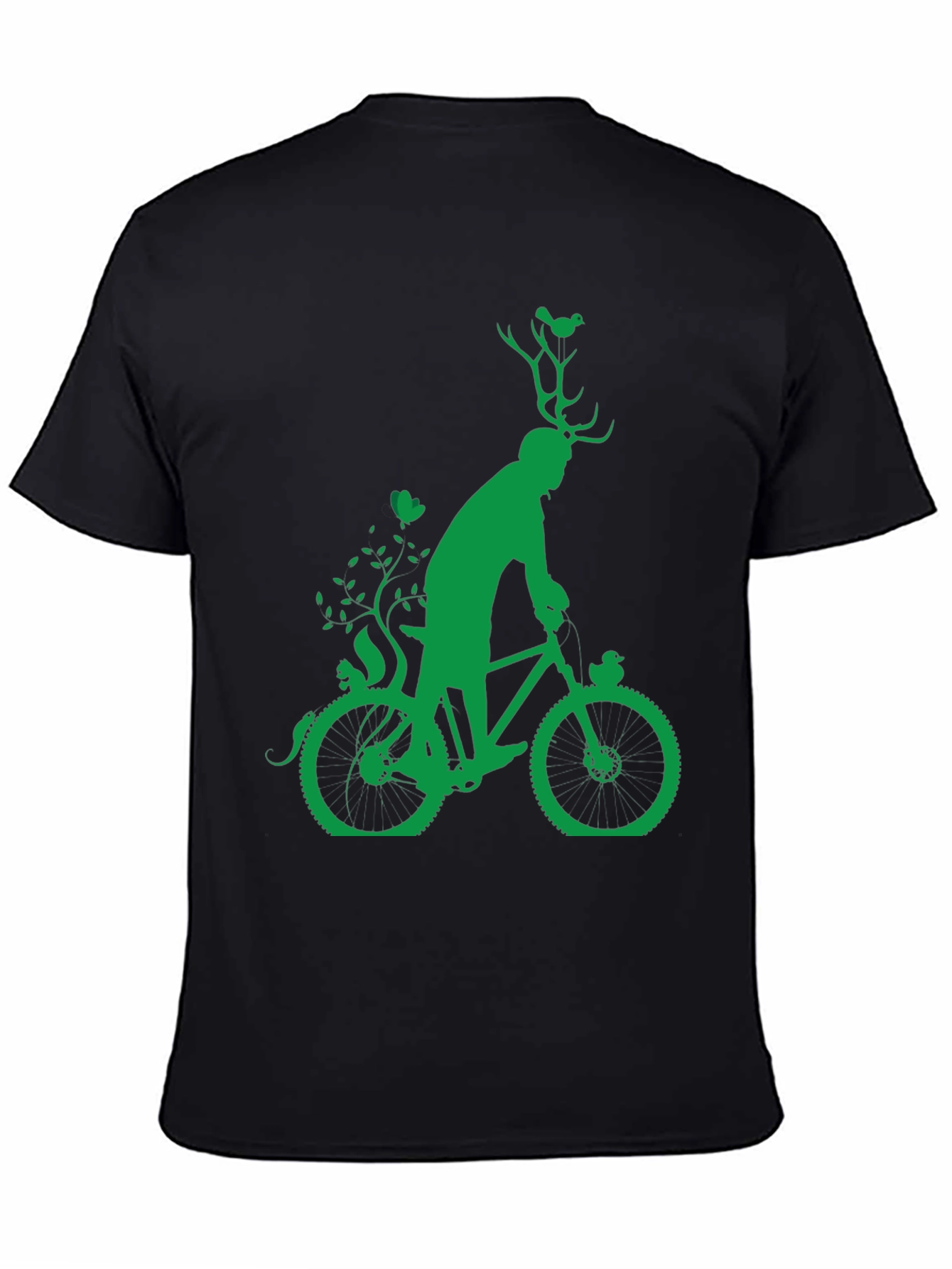 Green Bicycle Nature T-Shirt