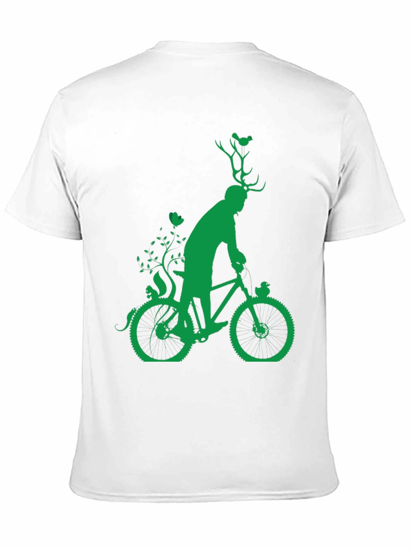 Green Bicycle Nature T-Shirt