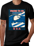 Proud To Be American USA Eagle T-Shirt