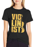 Violinist T-Shirt - Music Lover Tee