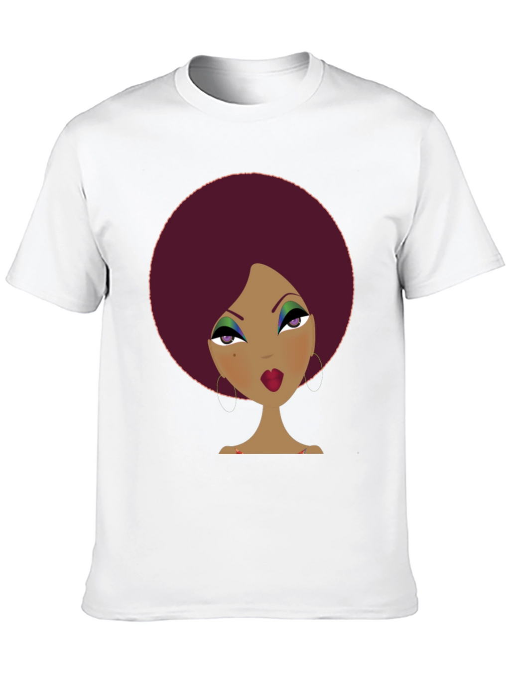 Retro Afro Woman Graphic Tee