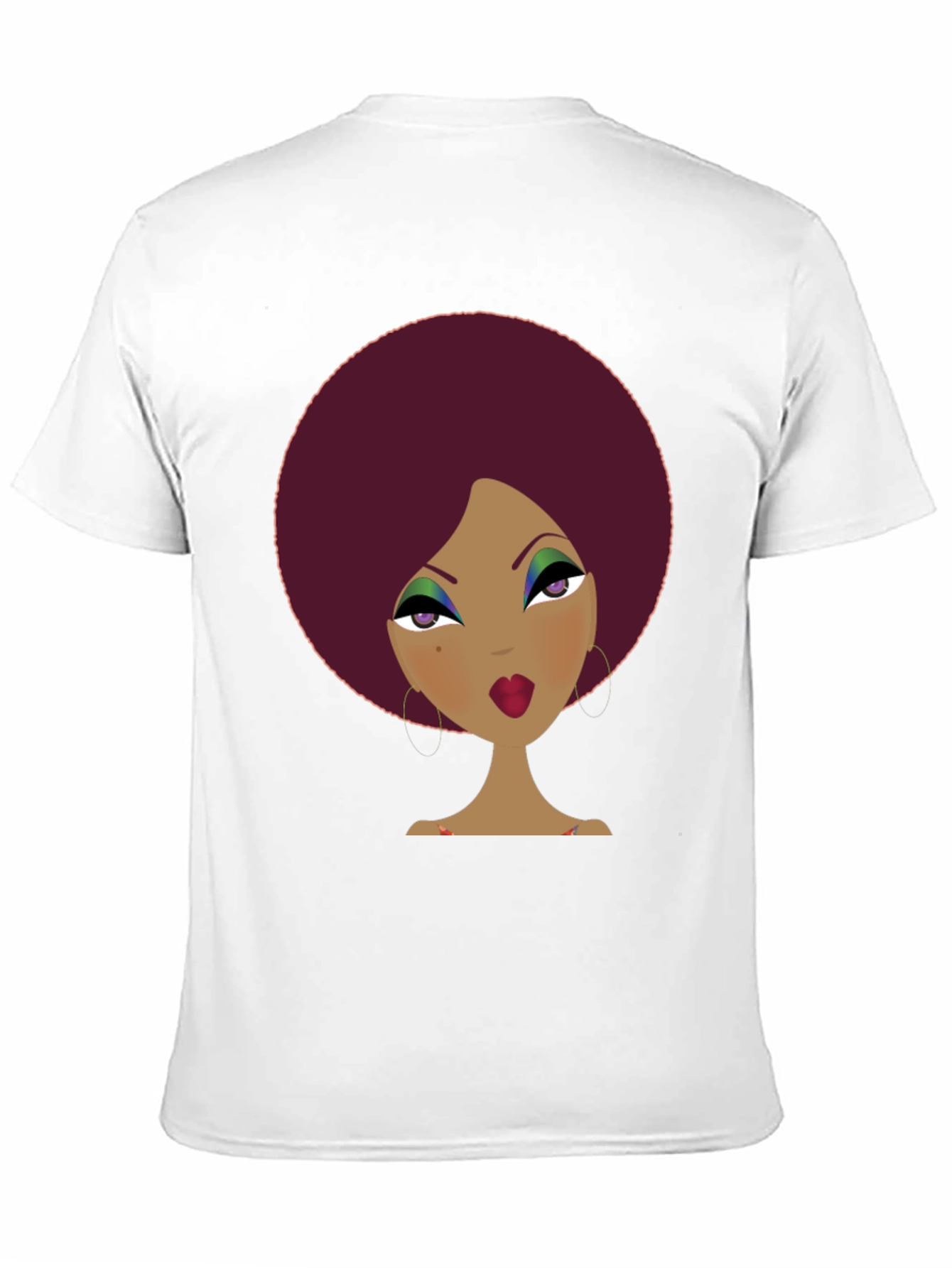 Retro Afro Woman Graphic Tee