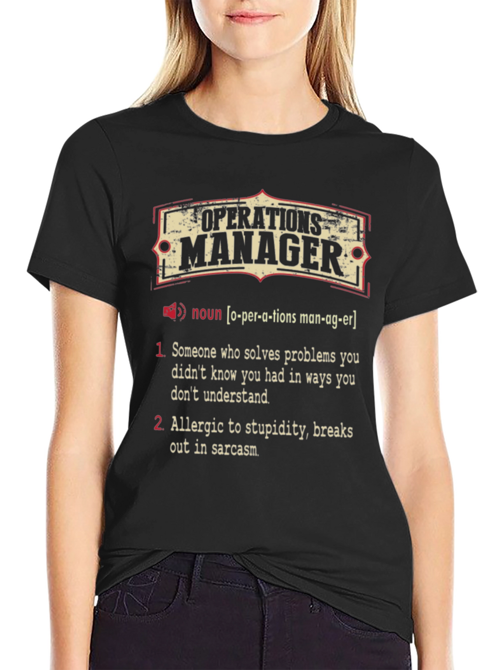 Operations Manager Definition T-Shirt