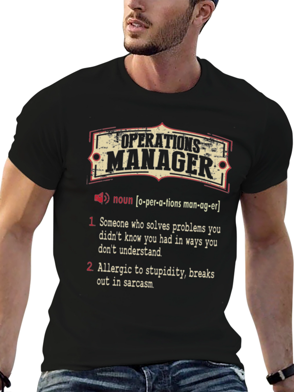 Operations Manager Definition T-Shirt