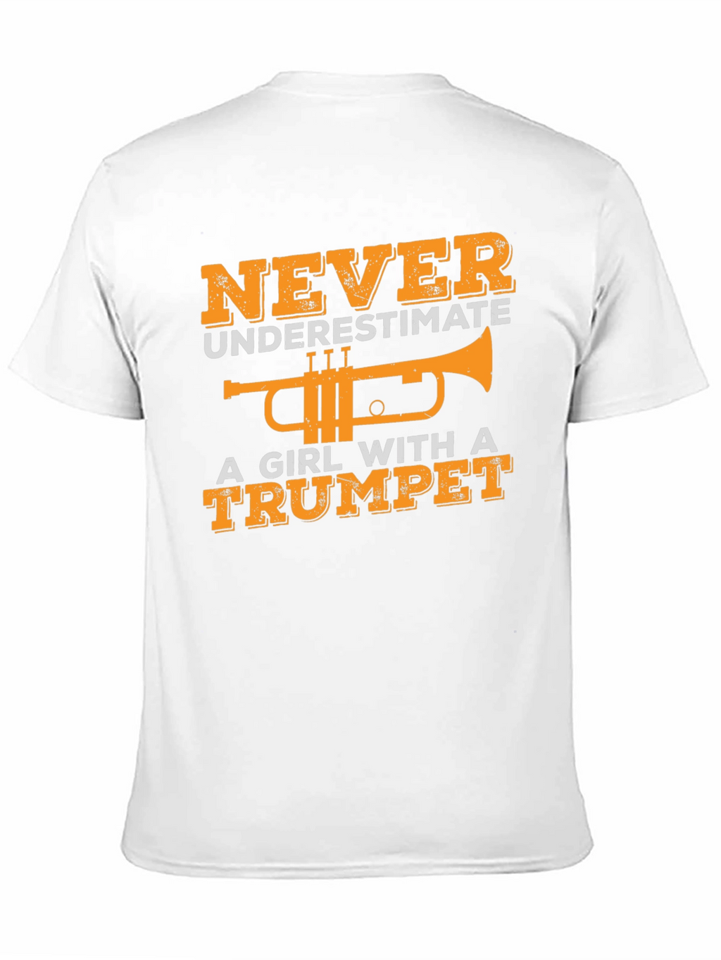 Girl with Trumpet Graphic T-Shirt