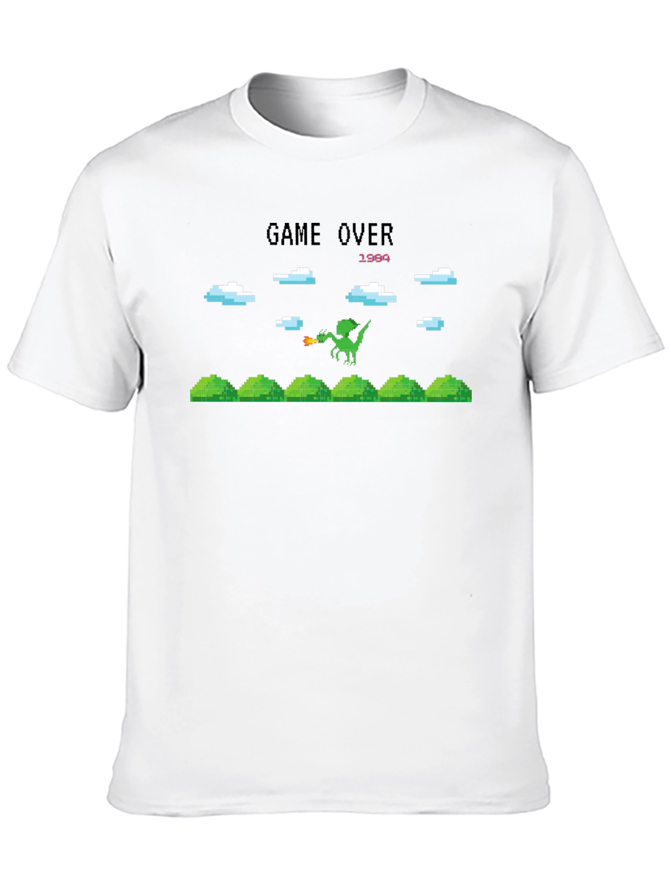 Game Over Pixel Art T-Shirt - Retro Gaming Tee