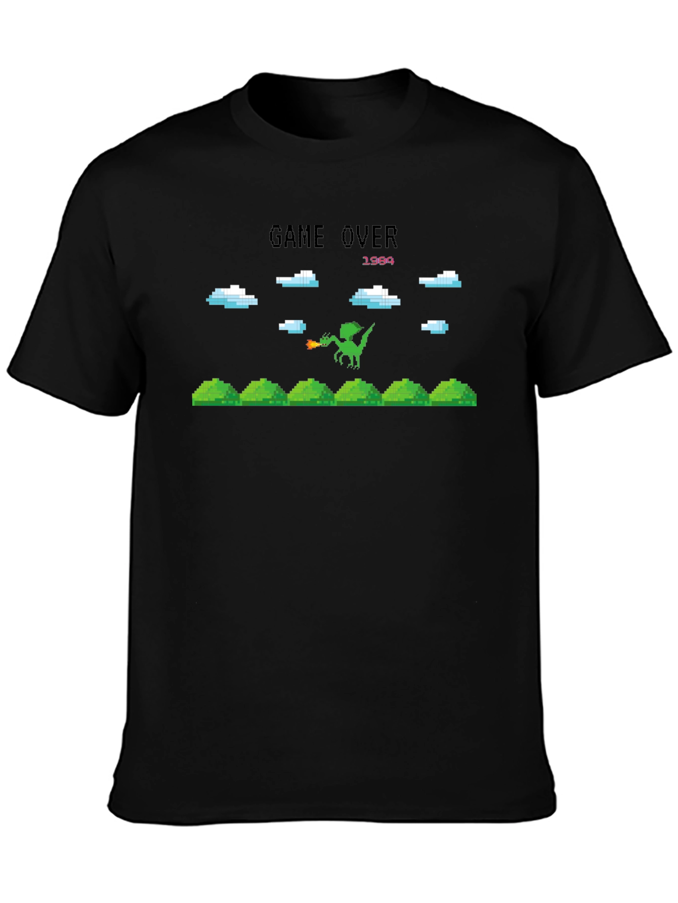 Game Over Pixel Art T-Shirt - Retro Gaming Tee