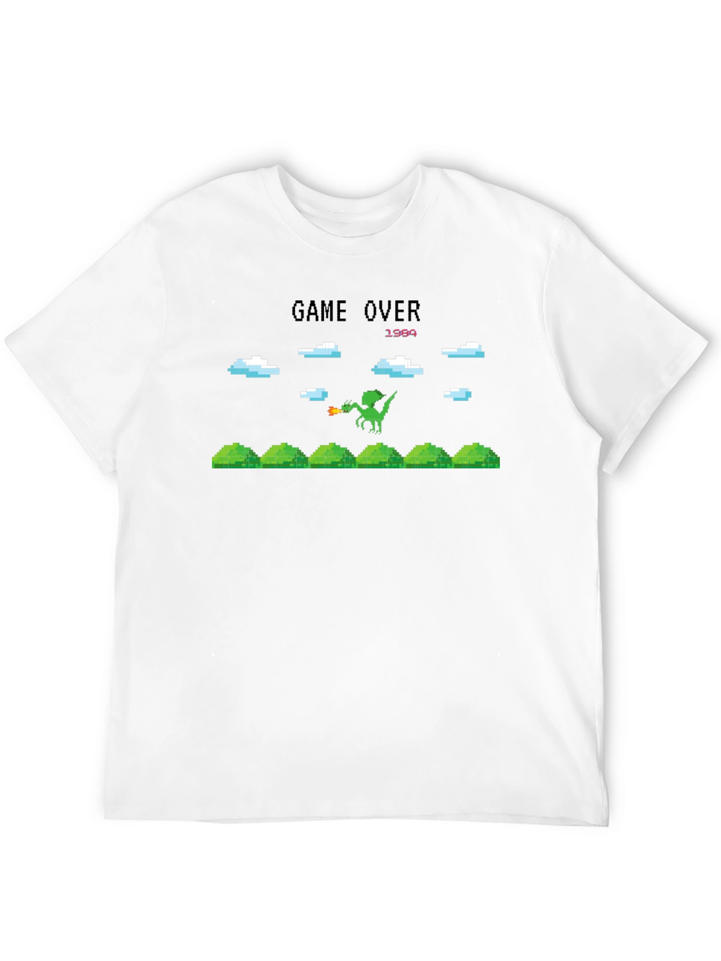 Game Over Pixel Art T-Shirt - Retro Gaming Tee