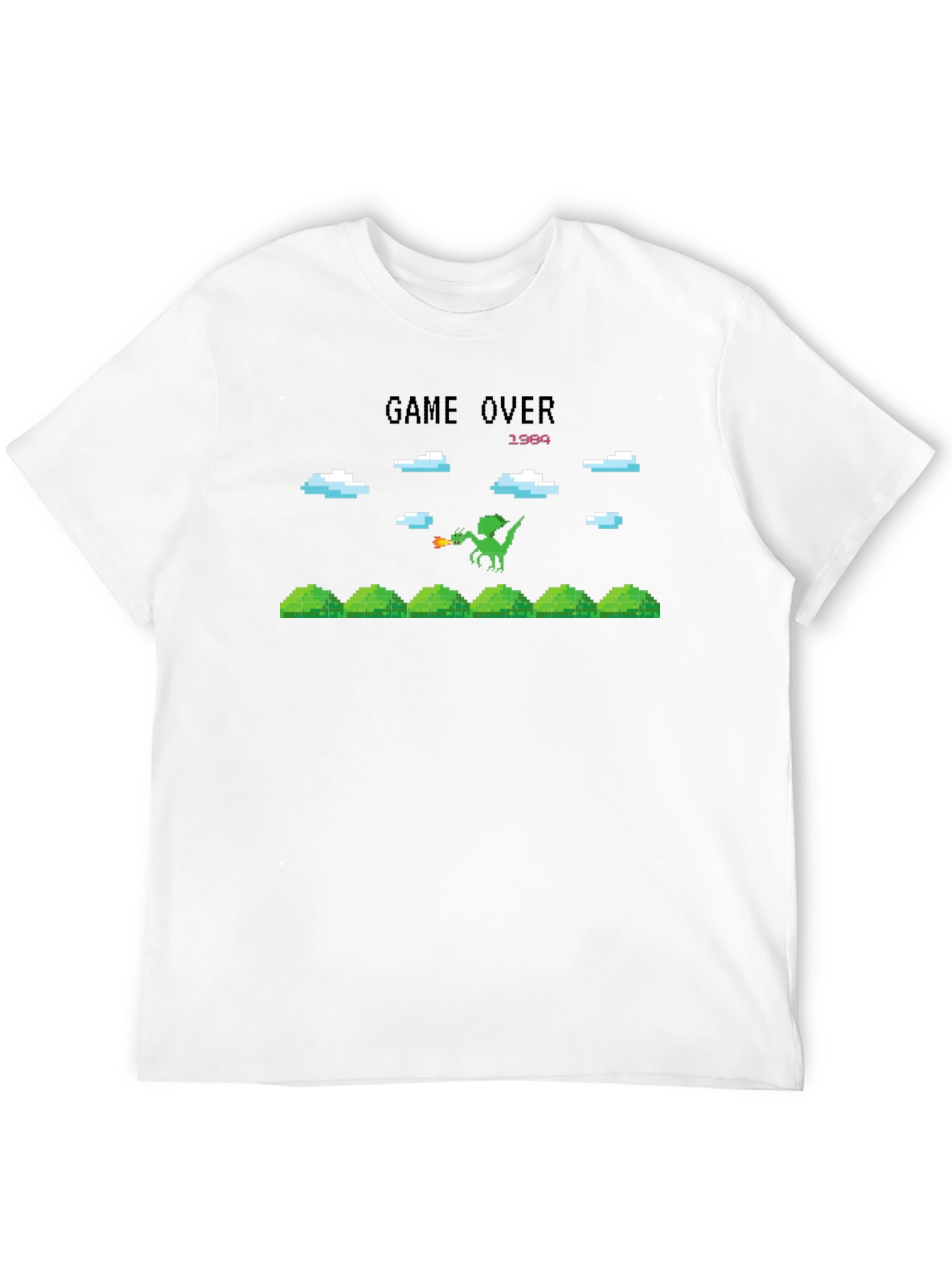 Game Over Pixel Art T-Shirt - Retro Gaming Tee