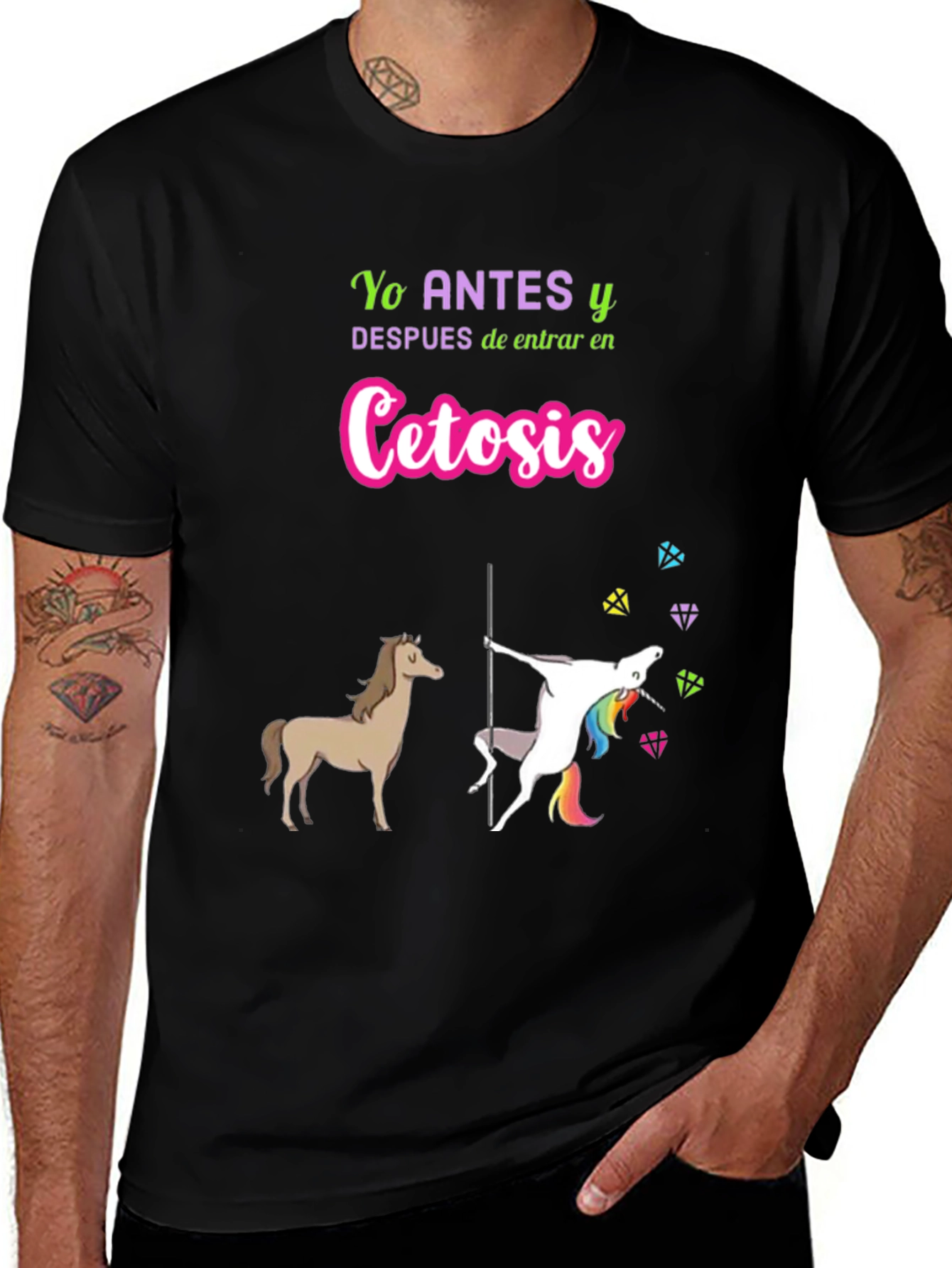 Ketosis Humor Graphic T-Shirt