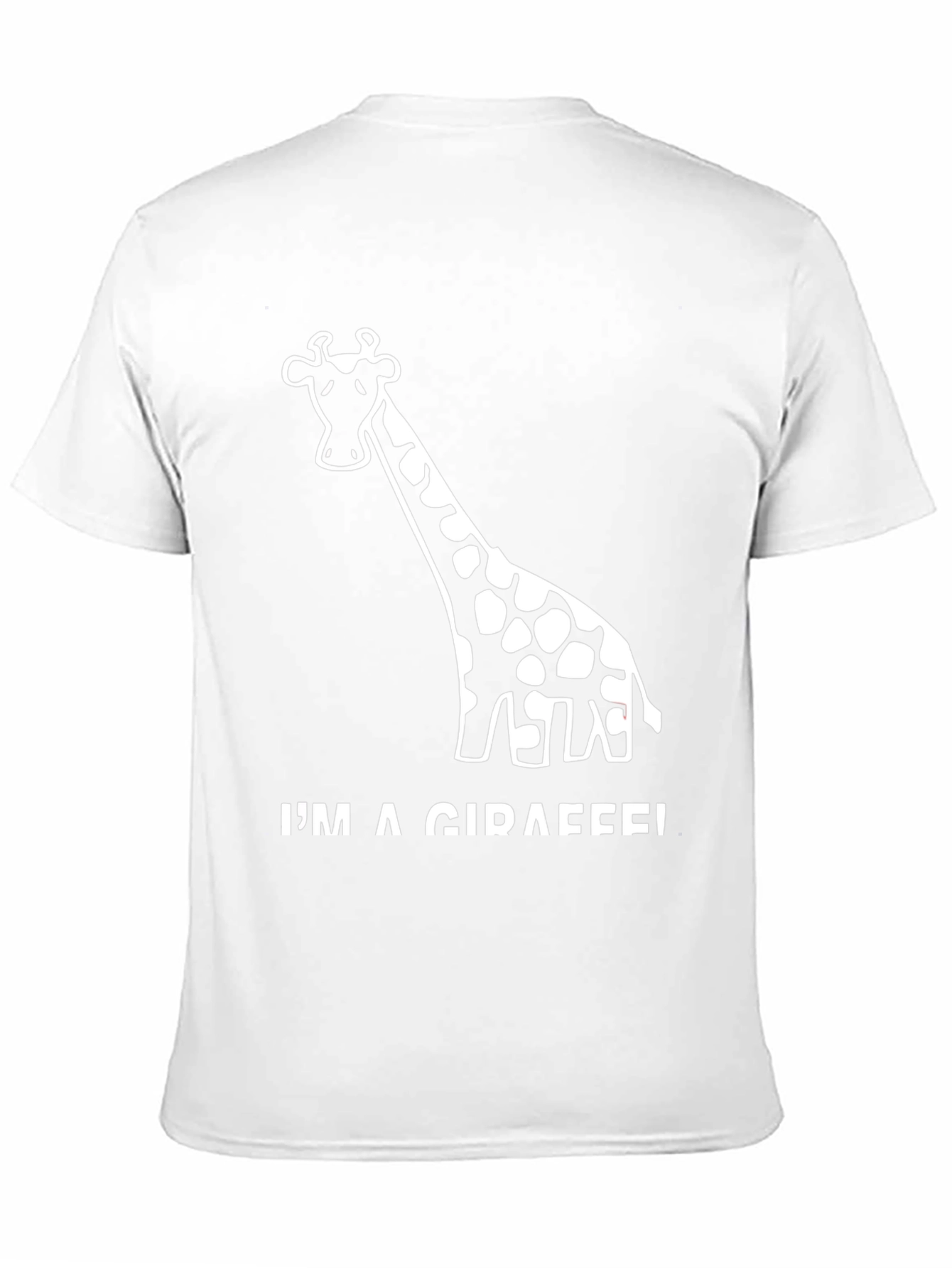 Im a Giraffe! Black Novelty T-Shirt
