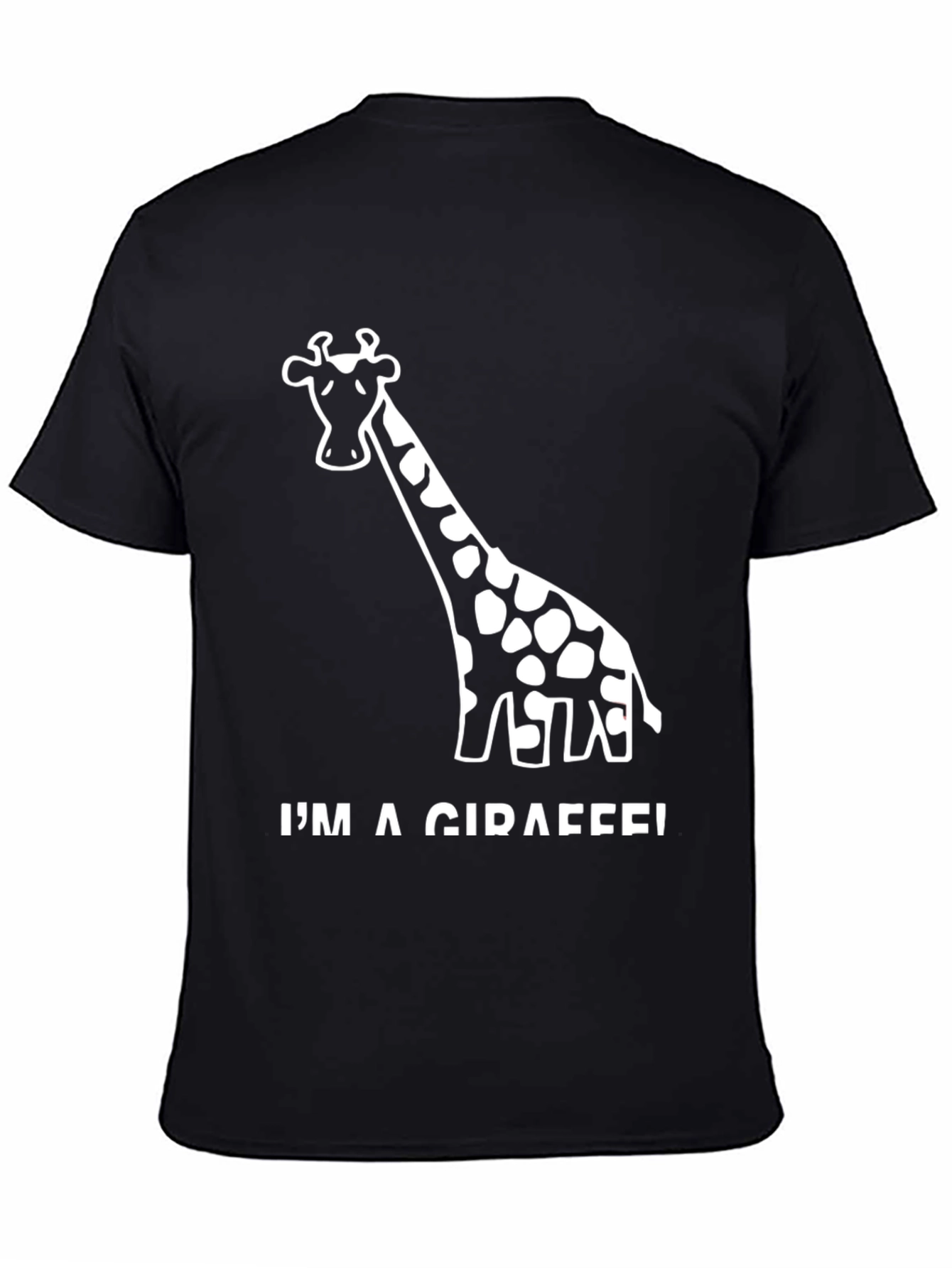 Im a Giraffe! Black Novelty T-Shirt
