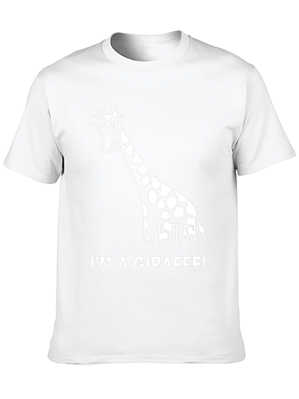Im a Giraffe! Black Novelty T-Shirt